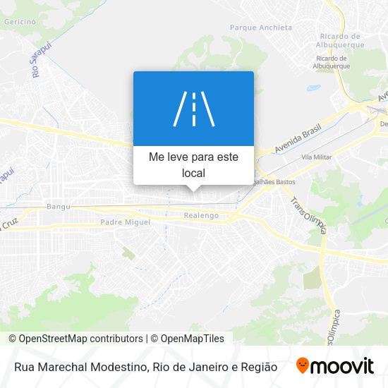 Rua Marechal Modestino mapa