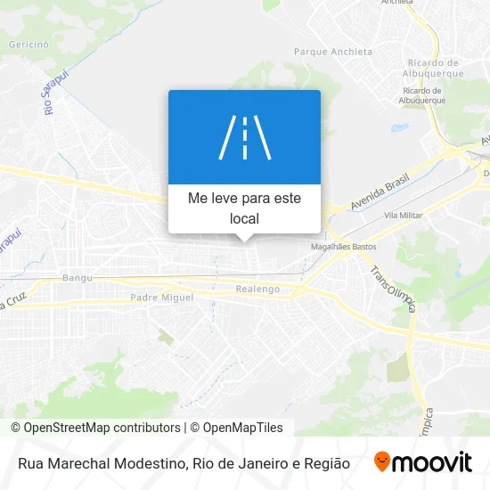 Rua Marechal Modestino mapa