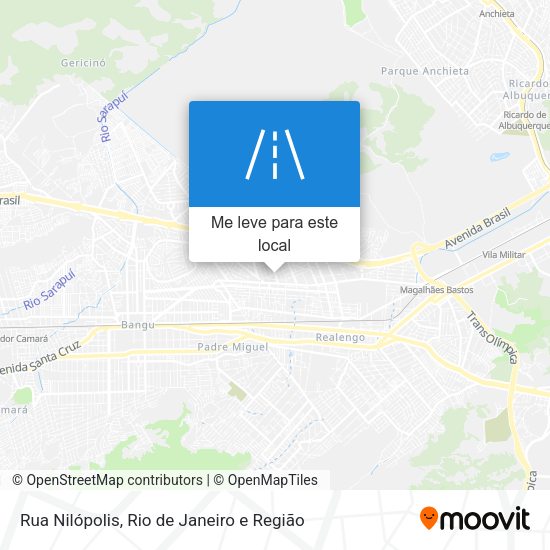 Rua Nilópolis mapa