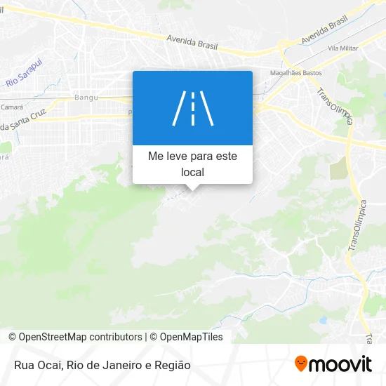 Rua Ocai mapa