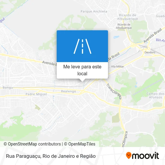 Rua Paraguaçu mapa