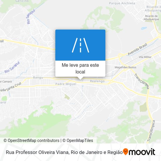 Rua Professor Oliveira Viana mapa