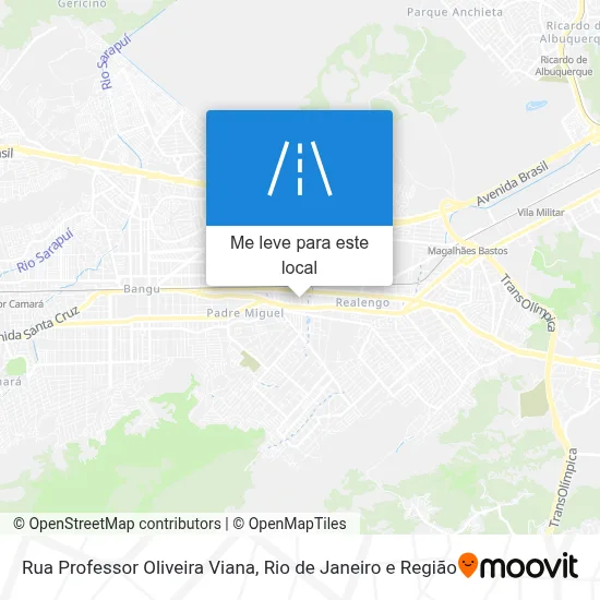 Rua Professor Oliveira Viana mapa
