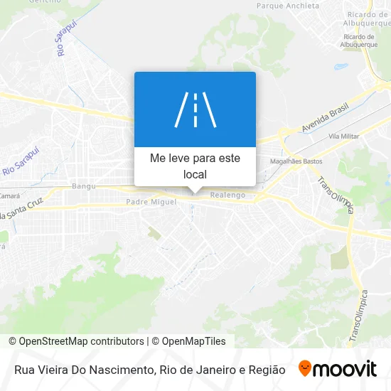 Rua Vieira Do Nascimento mapa