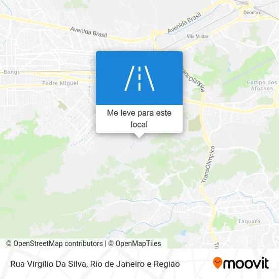 Rua Virgílio Da Silva mapa