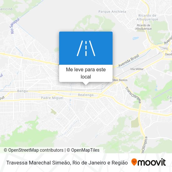 Travessa Marechal Simeão mapa
