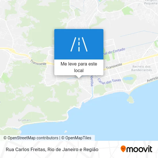 Rua Carlos Freitas mapa