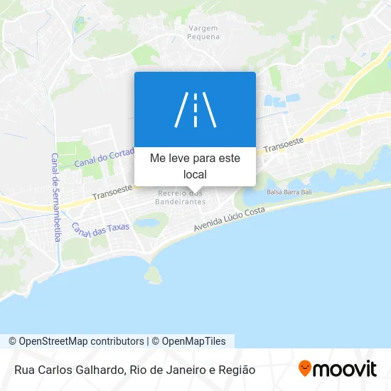 Rua Carlos Galhardo mapa