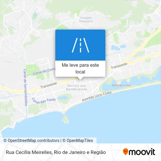 Rua Cecília Meirelles mapa