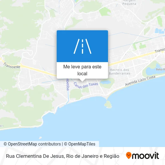 Rua Clementina De Jesus mapa