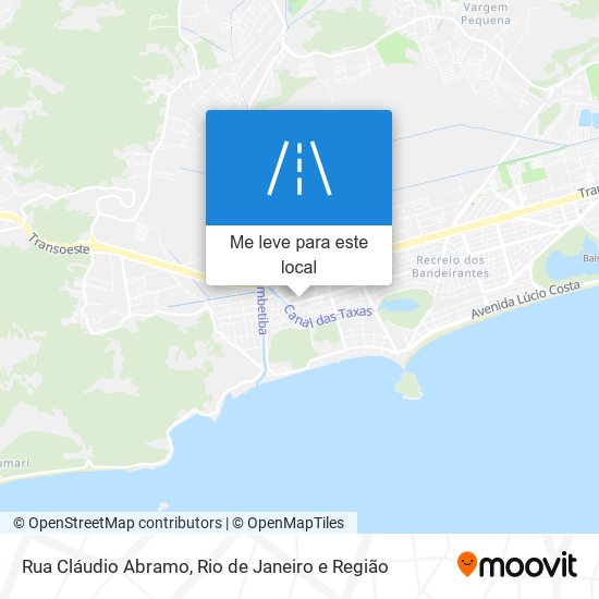 Rua Cláudio Abramo mapa