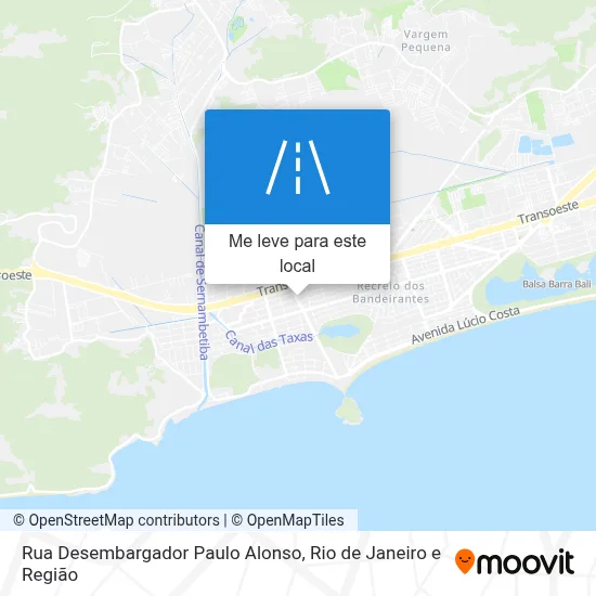Rua Desembargador Paulo Alonso mapa