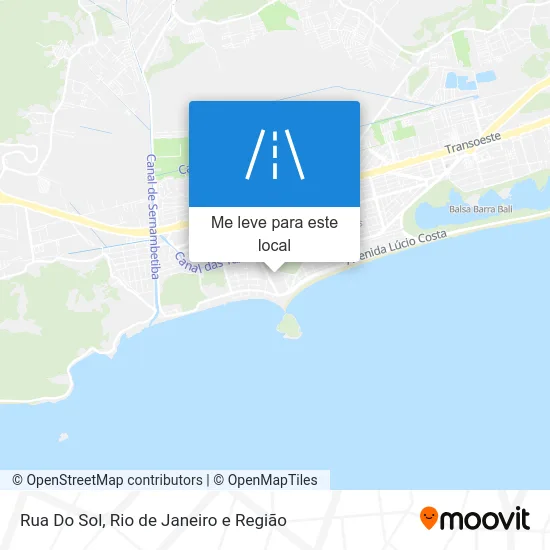 Rua Do Sol mapa