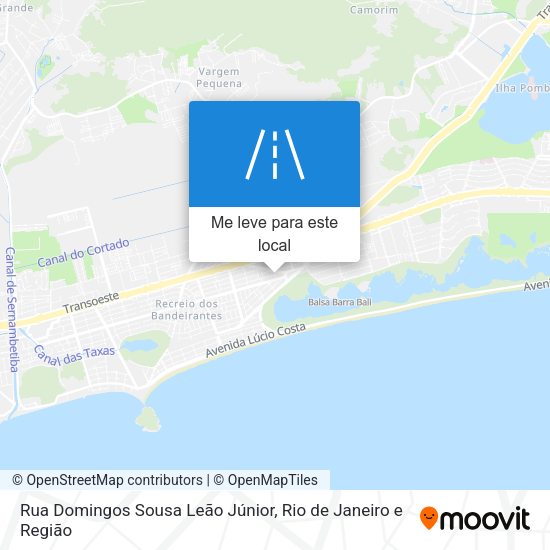 Rua Domingos Sousa Leão Júnior mapa