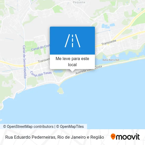 Rua Eduardo Pederneiras mapa