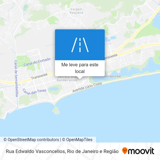 Rua Edwaldo Vasconcellos mapa