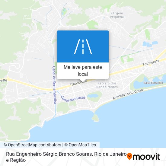Rua Engenheiro Sérgio Branco Soares mapa