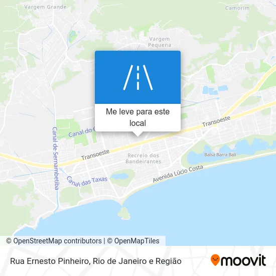 Rua Ernesto Pinheiro mapa