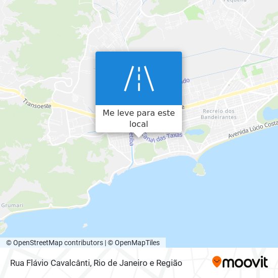 Rua Flávio Cavalcânti mapa