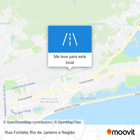 Rua Fontela mapa