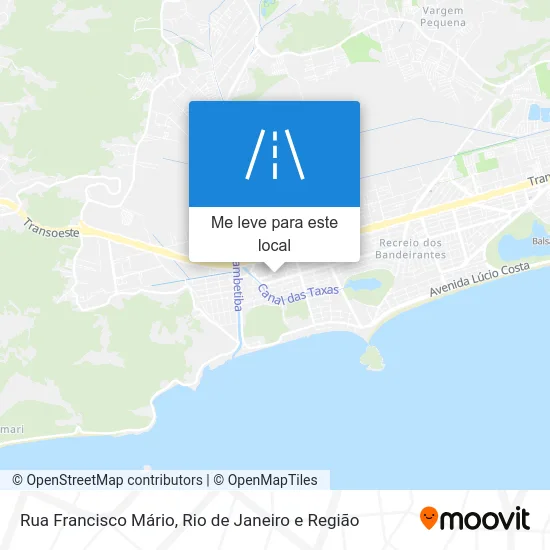 Rua Francisco Mário mapa