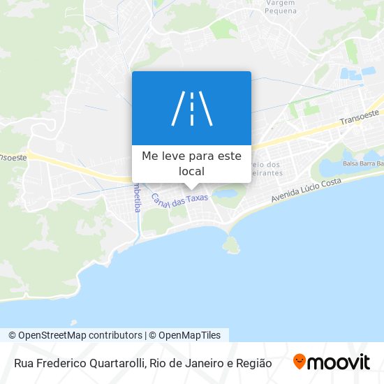 Rua Frederico Quartarolli mapa