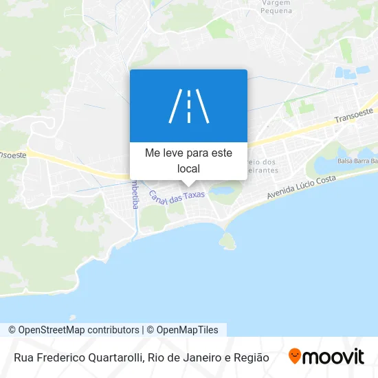 Rua Frederico Quartarolli mapa