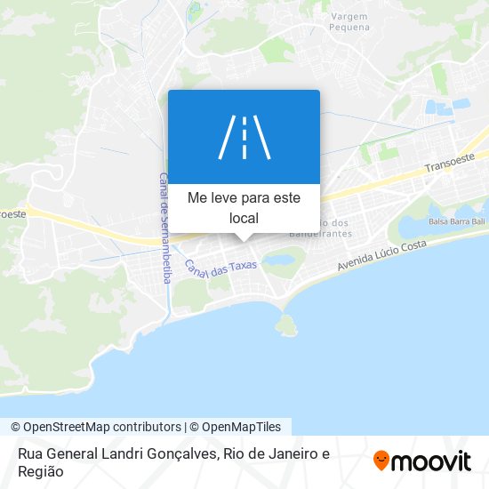 Rua General Landri Gonçalves mapa