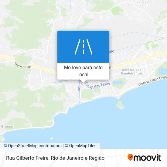 Rua Gilberto Freire mapa