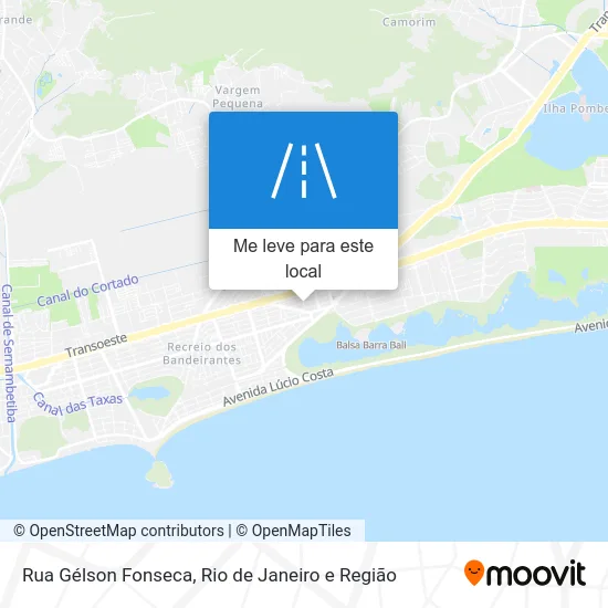 Rua Gélson Fonseca mapa