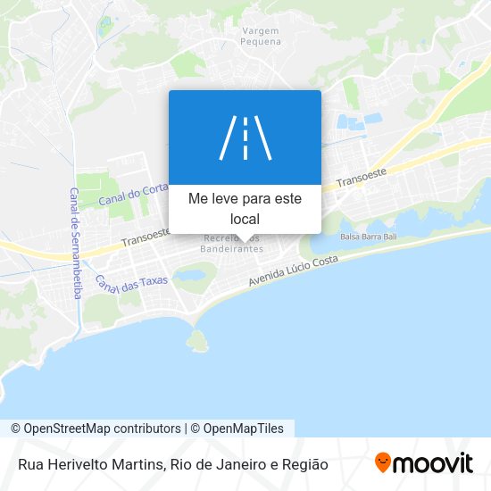 Rua Herivelto Martins mapa