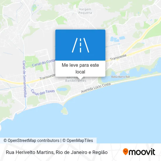 Rua Herivelto Martins mapa
