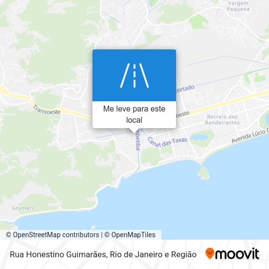 Rua Honestino Guimarães mapa