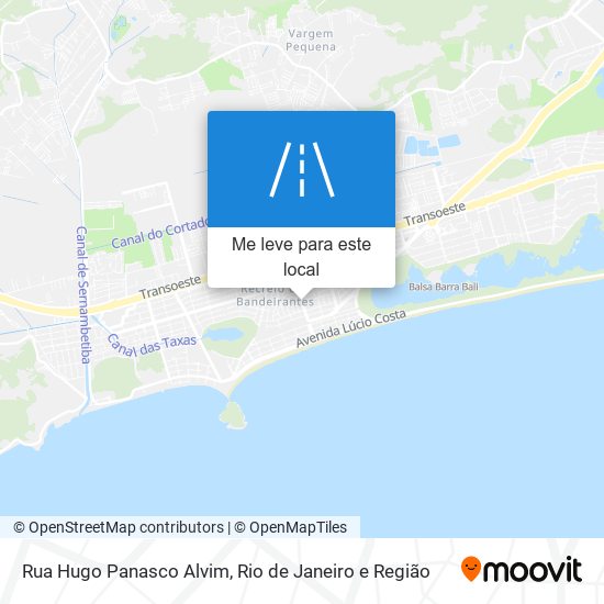 Rua Hugo Panasco Alvim mapa