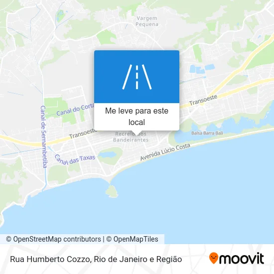 Rua Humberto Cozzo mapa