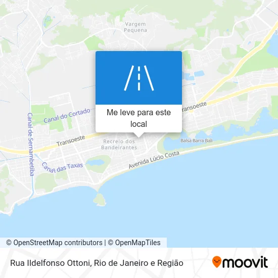 Rua Ildelfonso Ottoni mapa