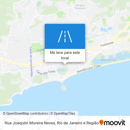 Rua Joaquim Moreira Neves mapa