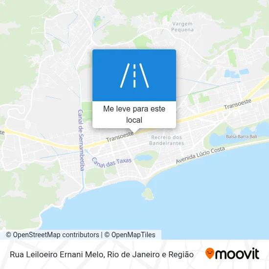 Rua Leiloeiro Ernani Melo mapa
