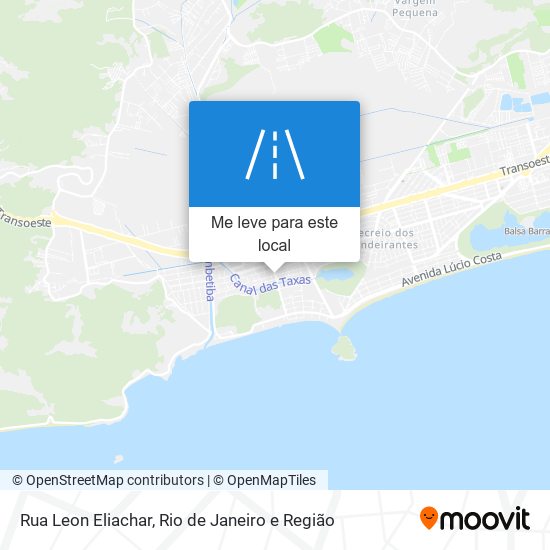 Rua Leon Eliachar mapa