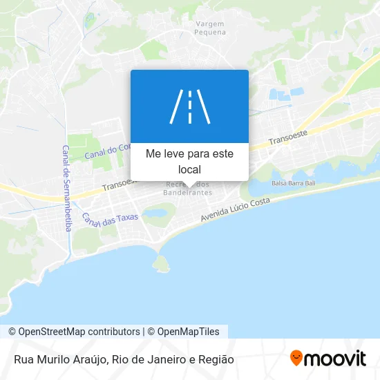 Rua Murilo Araújo mapa