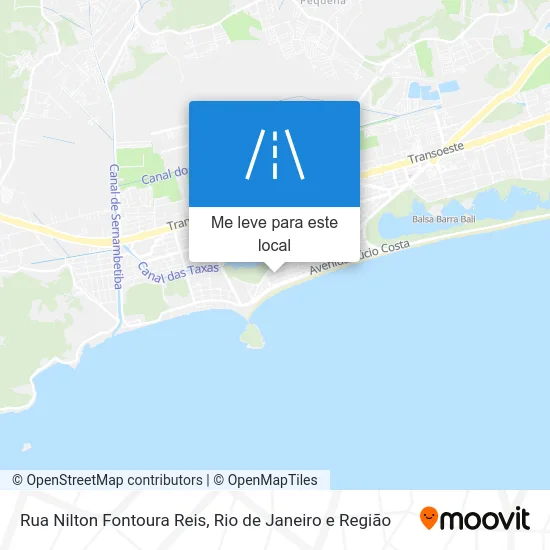 Rua Nilton Fontoura Reis mapa