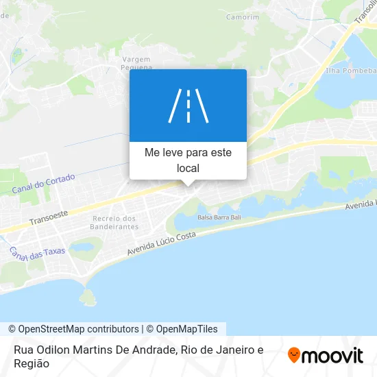 Rua Odilon Martins De Andrade mapa