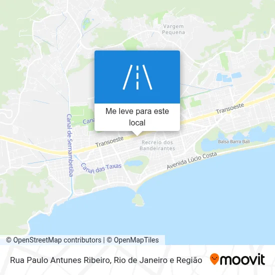 Rua Paulo Antunes Ribeiro mapa