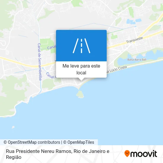 Rua Presidente Nereu Ramos mapa