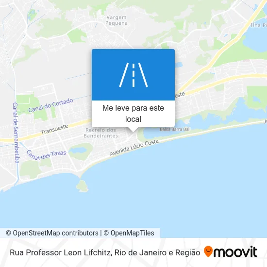 Rua Professor Leon Lifchitz mapa