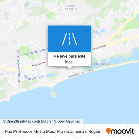 Rua Professor Motta Maia mapa