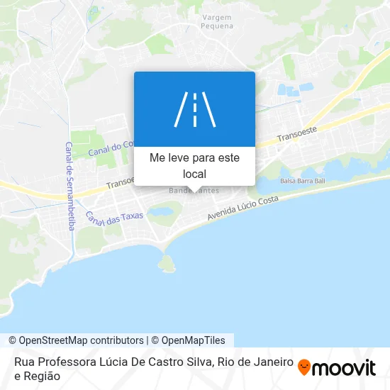 Rua Professora Lúcia De Castro Silva mapa