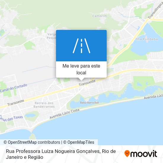 Rua Professora Luíza Nogueira Gonçalves mapa