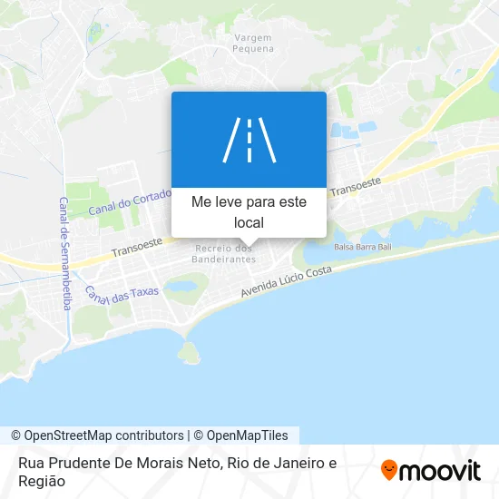 Rua Prudente De Morais Neto mapa