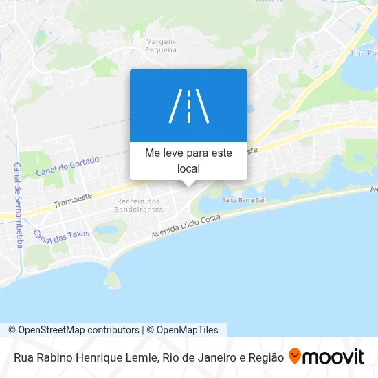 Rua Rabino Henrique Lemle mapa